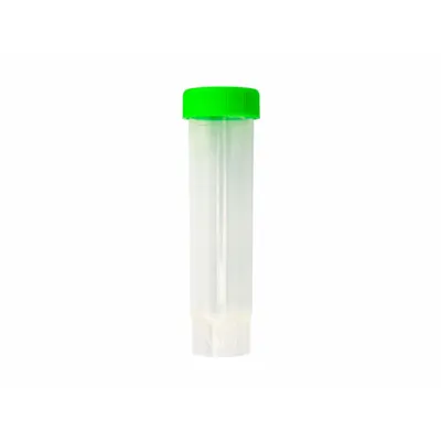 OEM PPCO Centrifuge Tube, 50 mL, Natural, Green Closure, Graduated - Plastic Centrifuge Tubes