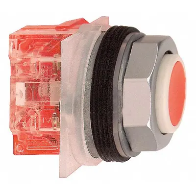 SCHNEIDER Extended Push Button Operator: Non-Illuminated, Extended Profile, Metallic - Extended-Length Push Buttons