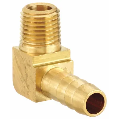 PARKER 129HB-6-4 Brass Multipurpose Rigid Barbed Hose Fitting - Brass Multipurpose (Air, Water, Chemical) Rigid Barbed Hose Fittings