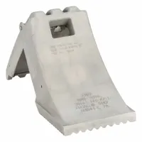 Wheel Chock: Aluminum, 44 in Max Compatible Wheel Dia, 50,000 lb Vehicle Wt - Max, 6 in Overall Ht (MPN SAC-44-E)
