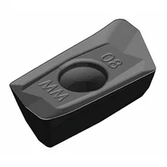 Parallelogram indexable milling insert for general-purpose milling of steel and cast iron. Precision-ground geometry provides consistent chip control in roughing and semi-finishing operations. Suitable for industrial machining applications.