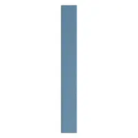 ASI GLOBAL Partition Column: Plastic Polymer, Pebble, Blue, 82 in Ht, 10 in Wd, 1 in Thick (MPN 40-90871053-9509)