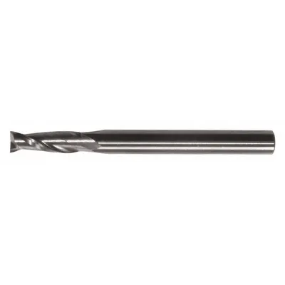 CLEVELAND Square End Mill: Carbide, 4 Flute, 1/16" Mill Dia, 3/16" LOC, 1-1/2" OAL (MPN C76076) - Pencil-Neck Carbide Square End Mills