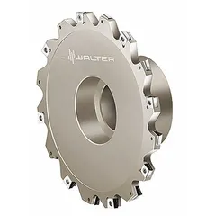This indexable slitting cutter is designed for precision slotting, cut-off, and grooving operations in metalworking. It features a 76 mm diameter and 4 teeth, suitable for use in CNC machining centers on ferrous and non-ferrous materials.