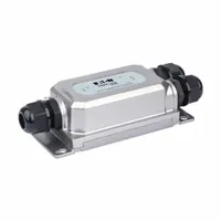 EATON TRIPP LITE Extender/Repeater: Desktop/Wall, RJ45 (Female), (2) RJ45 (Female), Silver, Aluminum (MPN NPOE-EXT-2X1G30)