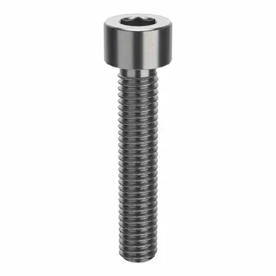 AMPG Socket Head Cap Screw: #10-32 Thread Size, 1 in Lg, Std, Plain, Stainless Steel - Inch System Standard Socket Head Cap Screws