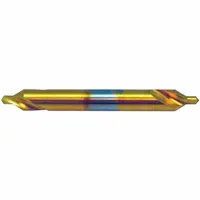 KEO Center Drill: Plain Type, #2, 60°, 5 in Overall Lg, TiN Coated Cobalt (MPN 907-000-399)