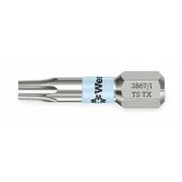 WERA Insert Bit: Insert Bit, T20 Bit Size, Imperial, Torx® Head, TX 20x25 Bit Industry Size, Std (MPN 05071034001)