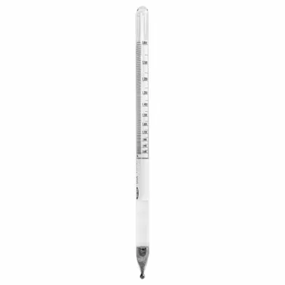 VEE GEE Specific Gravity Hydrometer: Specific Gravity Plain Form, 1.000/2.000, 0.01 - Specific Gravity (Baume) Hydrometers