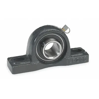Dayton Pillow Block Bearing: 2 in Bore, Cast Iron, Set Screws, 2 1/2 in Shaft Ht - General Purpose Pillow Block Ball Bearings