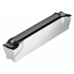Indexable insert for parting and grooving operations in turning and lathe applications. Suitable for general metalworking tasks requiring precision cutting. Model GX16-1E200R7-CF5, manufacturer part number 6194817.