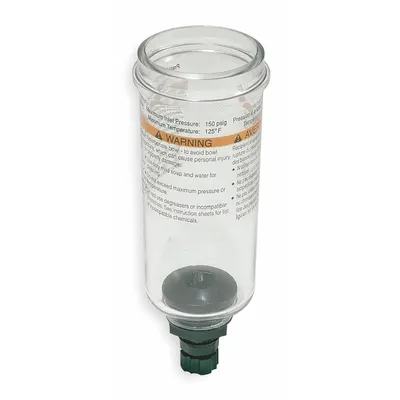 WILKERSON Air Filter Bowl: Plastic, GRP - Replacement Bowls