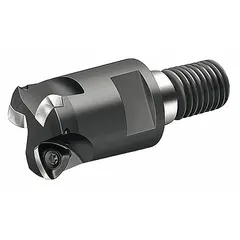 Indexable face mill designed for face milling operations in metalworking. Uses replaceable carbide inserts to produce flat surfaces with good finish and dimensional accuracy. Suitable for general machining applications requiring robust cutting performance.