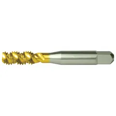 CLEVELAND Spiral Flute Tap: #8-32 UNC, H3 / 2B, 3 Flute, Bottoming Chamfer (MPN C55572)