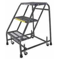 BALLYMORE Step Stool: 2.4 ft Overall Ht, 450 lb Load Cap, 3 Steps, Steel, 2.4 ft Standing Ht (MPN 318X)