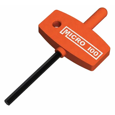 MICRO 100 T-Handle Hex Wrench: Hex Drive, 10 PK (MPN QHT-10) - Machining