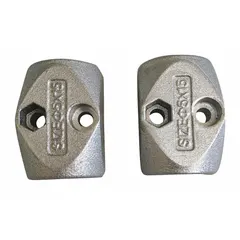 Replacement chain stop for Dayton hoist models 452R34, 452R35, 452R36, 452R39, 452R45, and 452R46. Limits chain travel to prevent over-travel in industrial lifting applications.