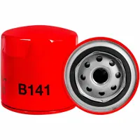 BALDWIN FILTERS Oil Filter: B141, M20-1.50 Thread Size, 3 7/8 in Overall Ht, 3 11/16 in Outside Dia