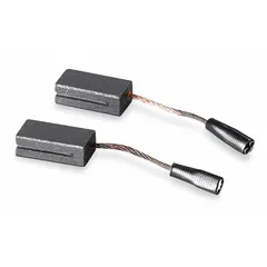This replacement motor brush set is designed for fractional-horsepower motors, commonly used in industrial equipment such as conveyors, pumps, and fans. It is compatible with manufacturer model number 4433 and part number 2M145. The brushes restore electrical contact to extend motor life.