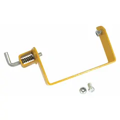 Replacement tine lock assembly kit for forklifts. Secures tines to prevent accidental detachment during material handling. Includes components for installation.