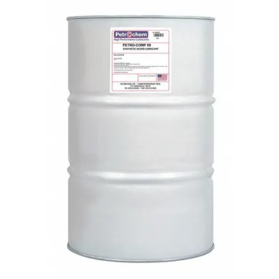 PETROCHEM Compressor Oil: 55 gal, Drum, 20 SAE Grade, 68 ISO Viscosity Grade - Air Compressor Oils