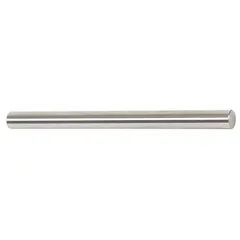 This Class X No-Go (Minus) pin gauge is used for go/no-go dimensional verification of hole diameters, ensuring holes do not exceed their maximum allowable size. Made of uncoated steel with a tolerance of 0.00004 in, it includes a Certificate of Accuracy with NIST Traceability. Suitable for precision inspection in machining and quality control applications.