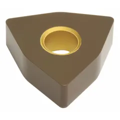 Trigon (W) indexable turning insert for single-point turning operations on lathes. Used in metalworking to shape workpieces in general machining applications.