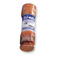 MERSEN Fuse: Class RK5, TR-R Series, Time-Delay, 10 A, 250 V AC, 160 V DC, Non-Indicating (MPN TR10R)