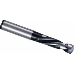 Modular drill bit designed for general drilling in metalworking and industrial machining. Enables quick tip changes without removing the tool from the spindle, reducing downtime. Suitable for drilling in steel, stainless steel, and cast iron.