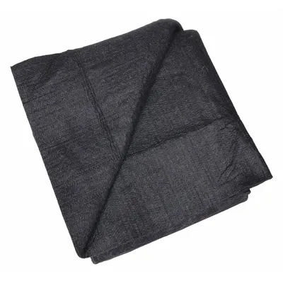 STEINER Welding Blanket: Carbon Fiber, 6 ft Wd, 8 ft Lg, Black - Heavy-Duty Carbonized-Fiber Welding Blankets