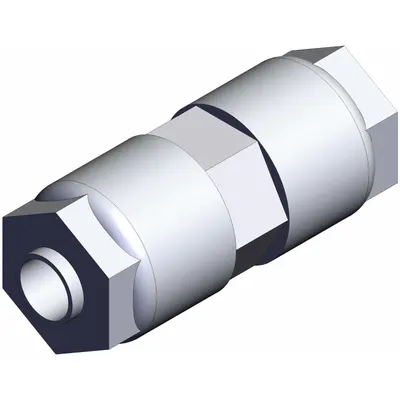 SMC Fitting: 1/4 in OD x 5/32 in OD Size, Compression x Compression - PFA Compression Tube Fittings