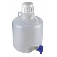 APPROVED VENDOR Carboy: 10 L, 2.64 gal, LDPE, 249 mm Body Dia, Spigot, 2 Handles, 1 Spigot (MPN 7270010)