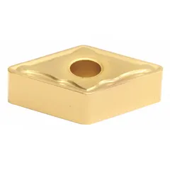 Diamond indexable turning insert with designations DNMG432EUX and DNMG150408N-UX. Used for precision machining of non-ferrous materials such as aluminum alloys and composites. The diamond tip provides wear resistance and good surface finish.