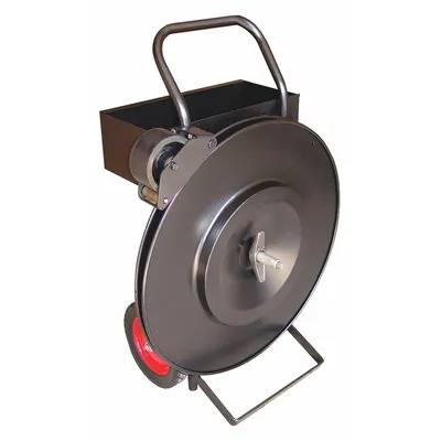MIP Dispenser,Regular Duty,for Ribbon Wound: 1/4 in Min. Strapping Wd - Strapping Carts for Steel Strapping