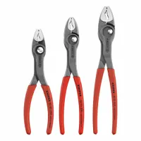 TwinGrip Pliers Set: 3 Pliers, Plain Grip, Manual, Clamshell, 2 - 5 Pliers Range (MPN 00 20 06 US4)
