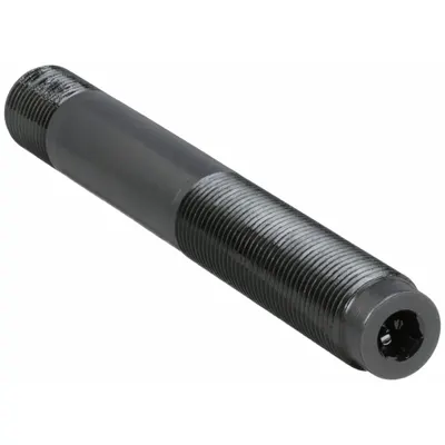 GREENLEE Knockout Draw Stud: 12 ga Max Sheet Metal Capacity-Steel, 5 5/8 in Lg - Greenlee Knockout Punch Draw Studs, Sleeve Adapters, & Locks