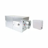 In-Line Duct Fan: 140 cfm Max., 6 in Duct, 34 W, 120V AC, 1 Ph, 60 Hz Freq, Galvanized Steel (MPN FCPV-L)