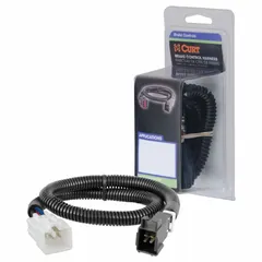 Pre-wired harness for connecting a brake controller to a vehicle's electrical system. Measures 24 inches overall length, 1 inch width, and 1 inch height. Suitable for fleet and vehicle maintenance applications requiring trailer brake control wiring.