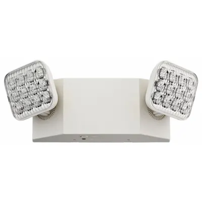 LITHONIA LIGHTING Emergency Light: LED, Damp Location Rated, 1 W Lamp Watt, 120V AC/347V AC - Plastic Emergency Lights