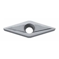 Diamond indexable turning insert for precision machining of non-ferrous materials. Used in turning, boring, and profiling operations to achieve high surface finish. Suitable for applications in automotive and aerospace sectors.