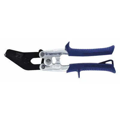 MIDWEST SNIPS Aviation Snip: Straight, 9 1/2 in Overall Lg, 1 1/4 in Cutting Lg, Steel - Aviation Snips