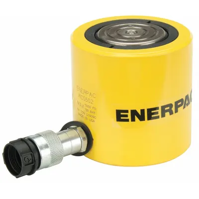 ENERPAC Hydraulic Ram: Single Acting, 50 ton Nominal Capacity, 2 in Nominal Stroke Lg - General Purpose Rams
