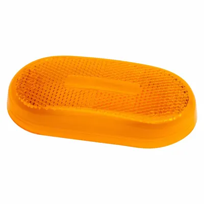 GROTE Replacement Lens: Oval, Tail Light, 4 in Ht - Vehicle Lighting - Oval Replacement Lenses