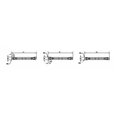 Indexable insert for parting and grooving operations on turning centers and lathes. Suitable for cutting off workpieces and creating grooves in metal components. Model designation WMTC040L12CM17.