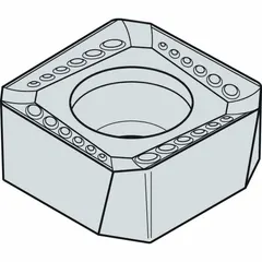 Square indexable milling inserts for general-purpose square shoulder milling. Suitable for roughing and finishing operations on steel, stainless steel, and cast iron. Available in SNKT535AZR31 and SNKT1505AZR31 sizes.