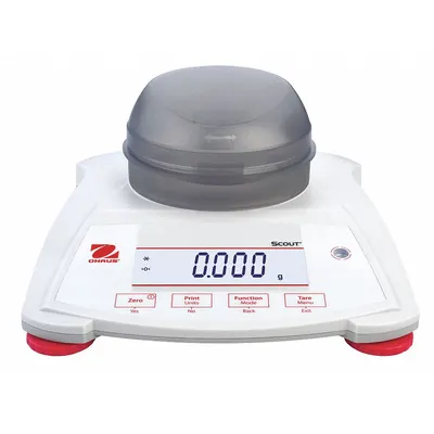 OHAUS Compact Bench Scale: 120 g Capacity, 0.001 g Readability, Carat/Custom/g/oz/pwt - Precision Lab Balances
