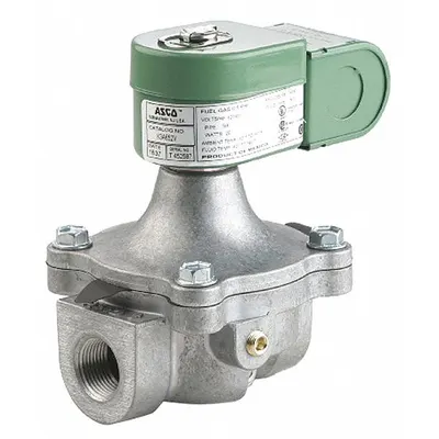 REDHAT Solenoid Valve: 2-Way, Normally Closed, 1 in Pipe Size, 120V AC, With Junction Box - 2-Way/2-Position, Normally Closed Solenoid Valves