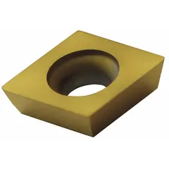 Diamond indexable turning insert with geometry CDGW 1.510 UD2 and size code 040101. Used for precision machining of non-ferrous materials on CNC lathes and turning centers.