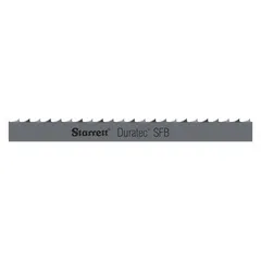 Carbon steel band saw blade with 14 teeth per inch, 10 ft 2 in length. Designed for cutting aluminum, carbon steel, soft metals, and wood. Suitable for fabrication and maintenance shops requiring clean cuts in non-ferrous and ferrous materials.