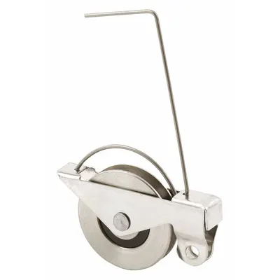 PRIME-LINE Roller Assembly: Roller Assembly, 6 7/16 in Overall Ht, 6 7/16 in Overall Lg - Screen Door Hardware